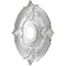Ekena Millwork Attica PVC Medallion (Canopies up to 5 5/8"), 16"OD x 3 1/2"ID x 1"P, Textured Metallic Mystic Brown CMP16ATAMB - alternate 5